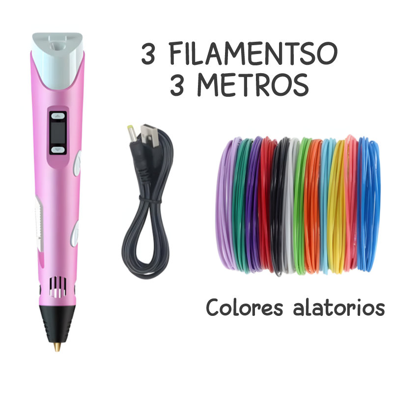 Lápiz 3D Mágico: ¡Transforma tus Ideas en Realidad!