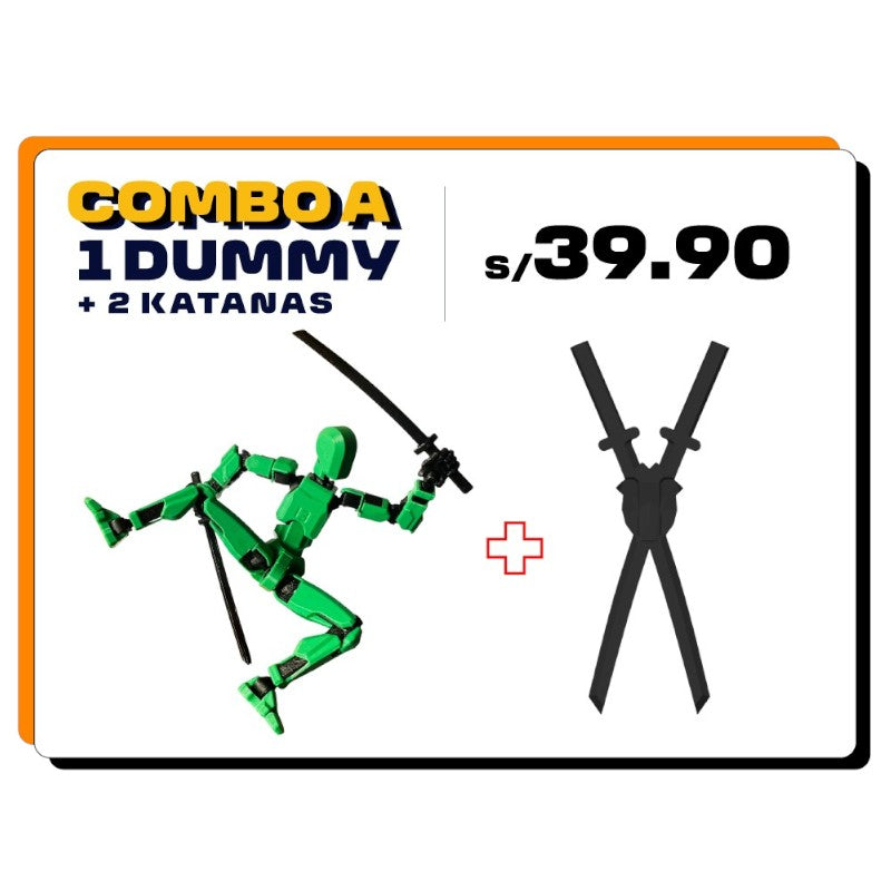 Ultoys: Figura de acción articulada - Dummy 13 - Titan 13 - Mision 13