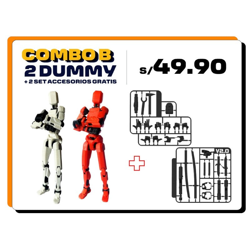 Ultoys: Figura de acción articulada - Dummy 13 - Titan 13 - Mision 13