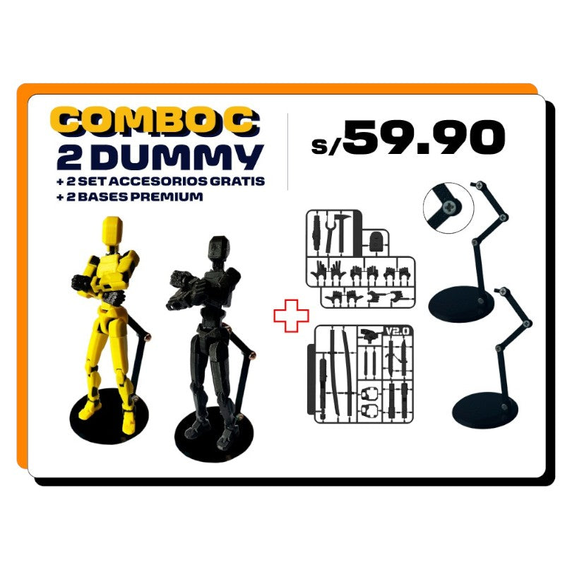 Ultoys: Figura de acción articulada - Dummy 13 - Titan 13 - Mision 13