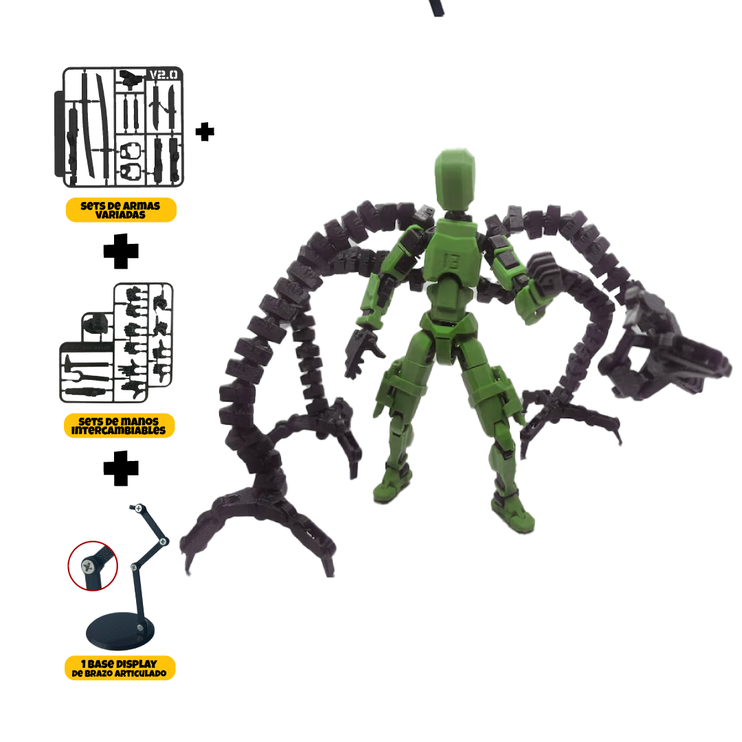 Ultoys: Figura de acción articulada - Dummy 13 Evil Version