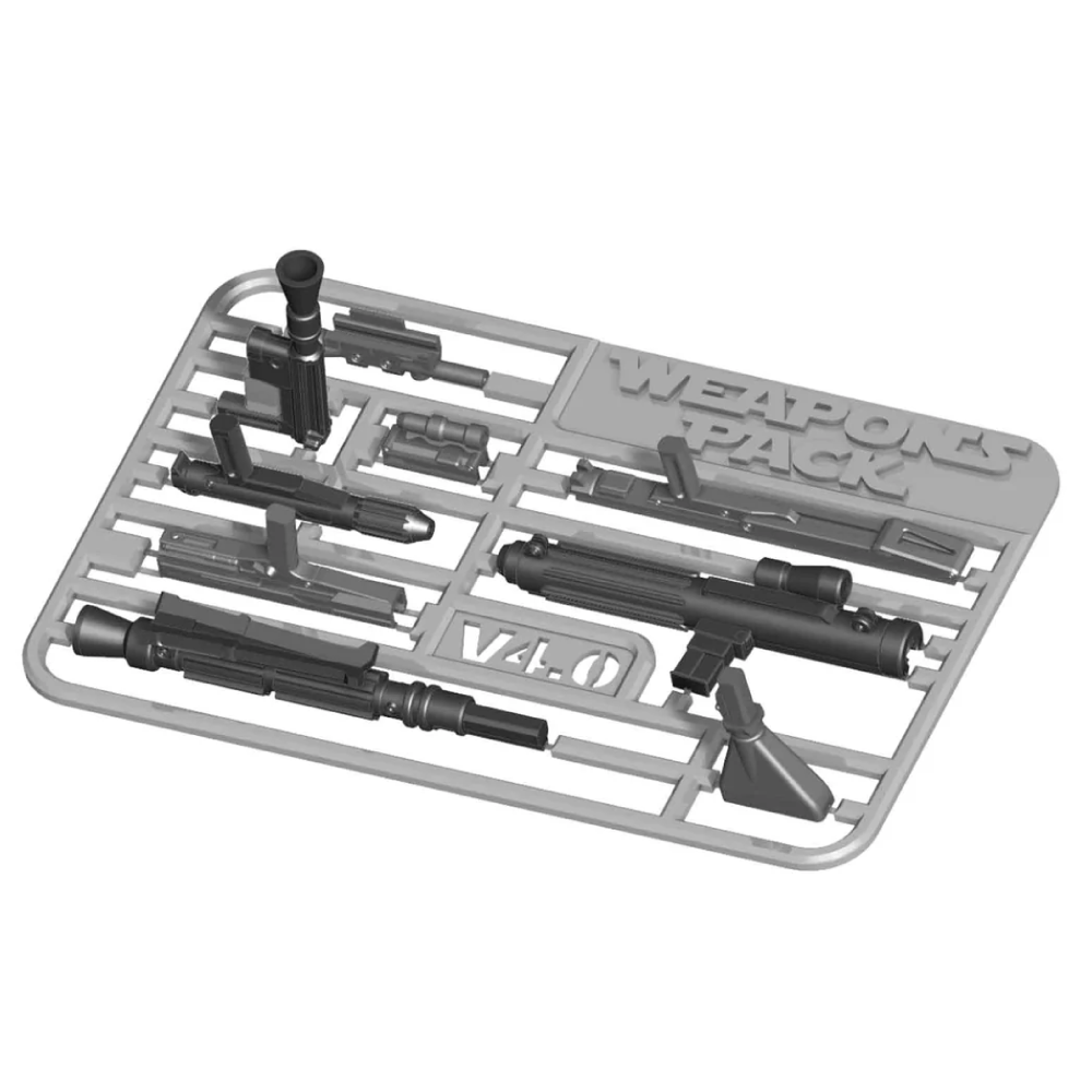 Ultoys: Set de Armas Star Wars / Sci-Fi para Dummy 13