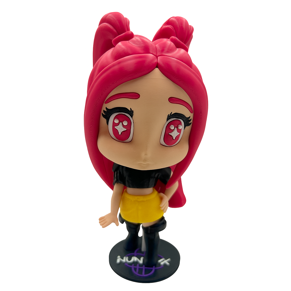 Ultoys: Pack 3 Figuras 3D Guerreras K-pop (Kpop Demon Hunters) - Rumi, Mira y Zoey 15CM