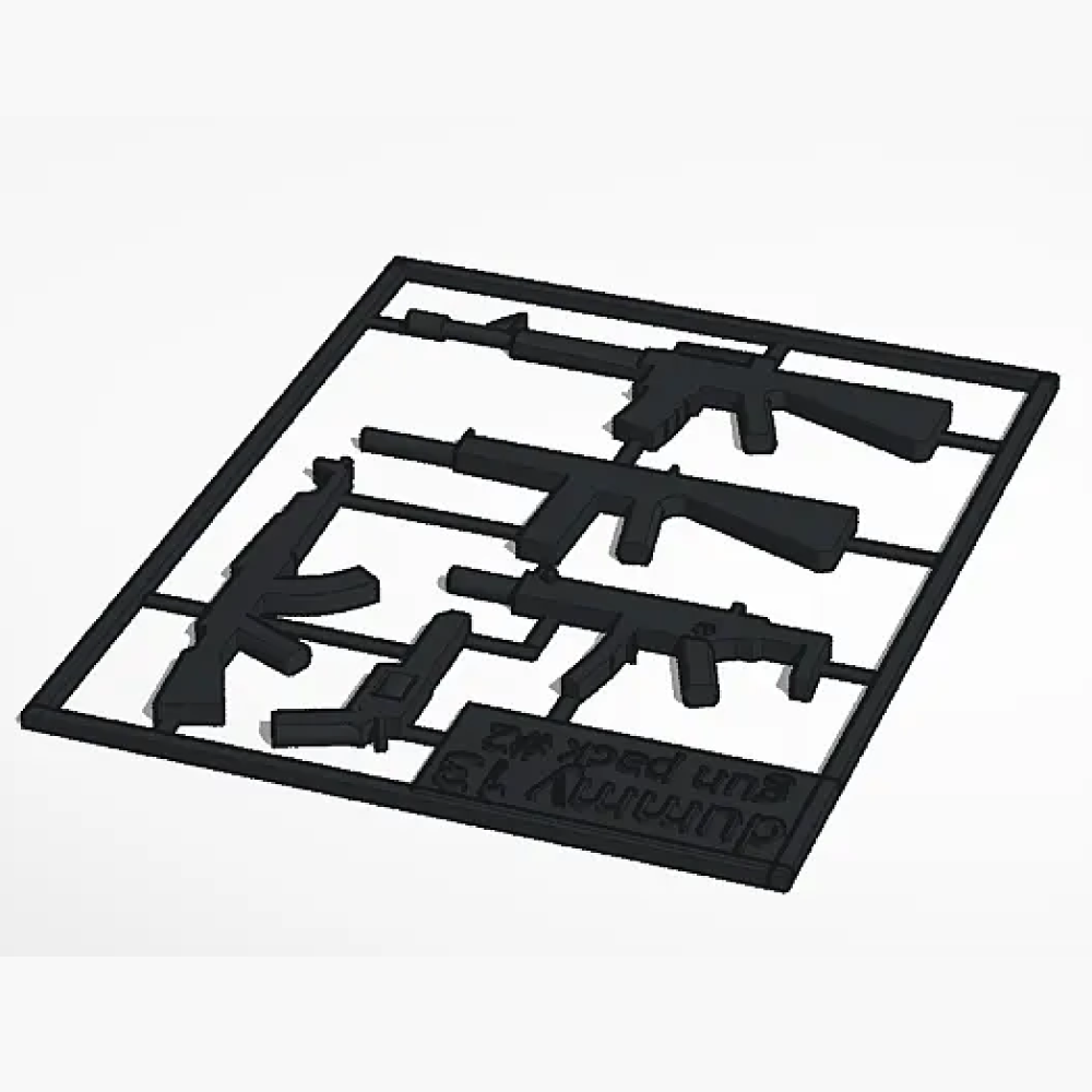 Ultoys: Set de Metralletas y Pistolas para Dummy 13