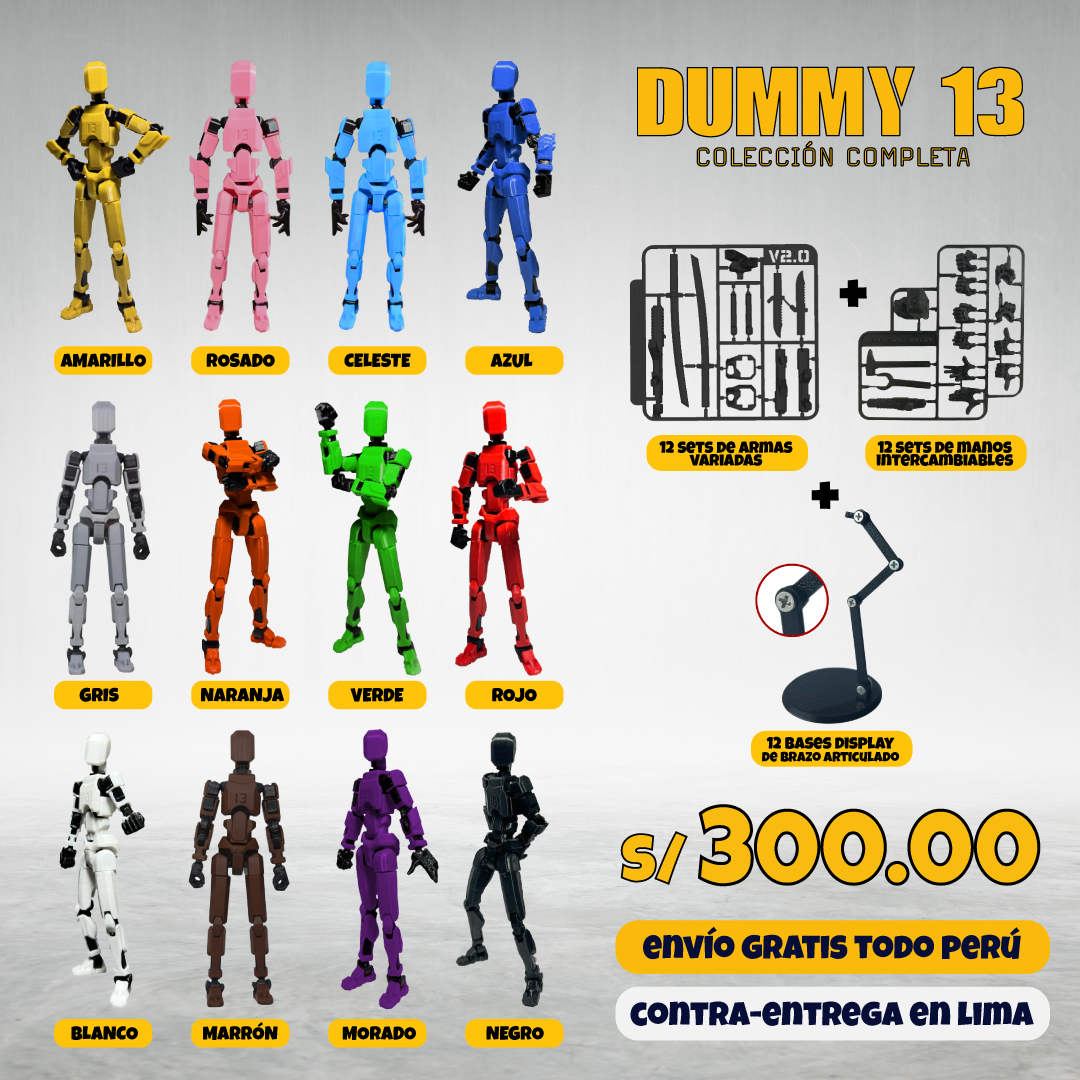 Ultoys: Dummy 13 - Colección Completa