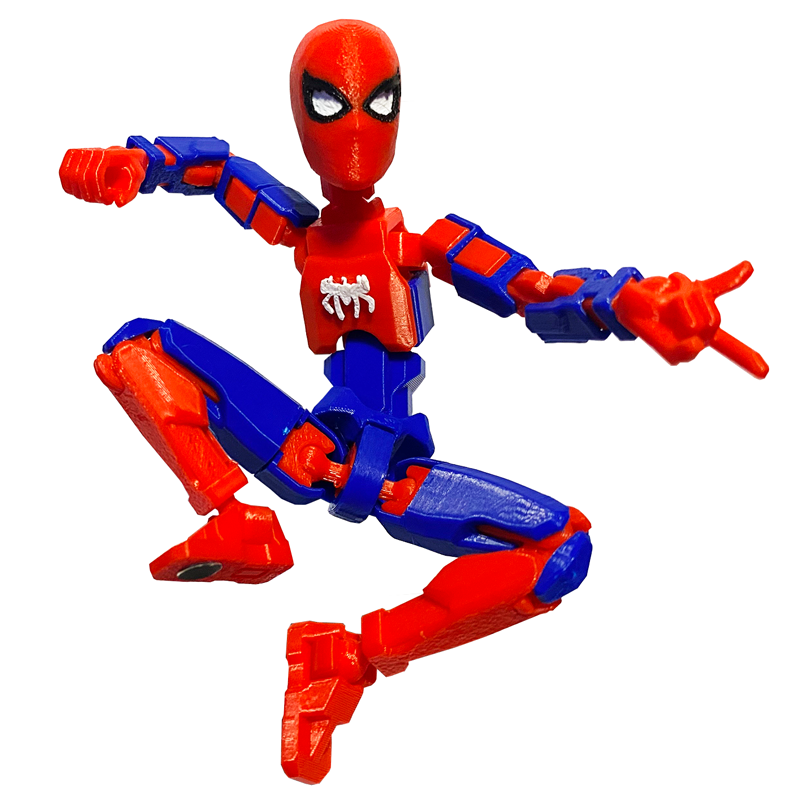 Figura de acción articulada - Dummy 13 - Spiderman Version + Base Display