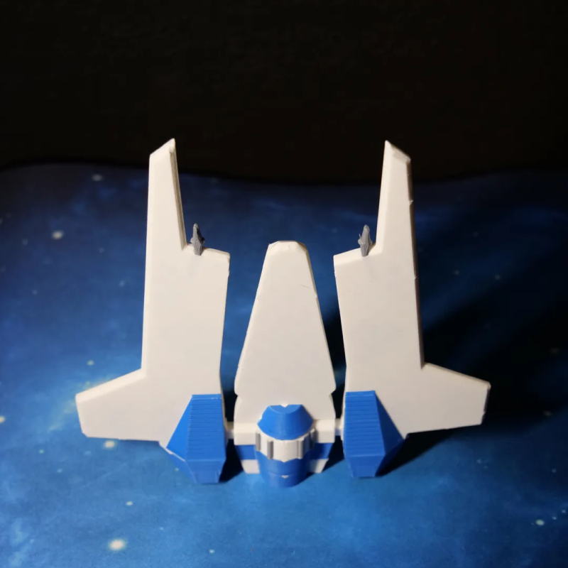 Ultoys: Kit Card Star Wars Mandalorian Fang Fighter Figura de Colección para Armar