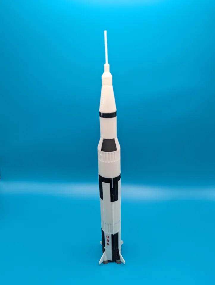 Ultoys: Kit Card NASA Saturn Figura de Colección para Armar