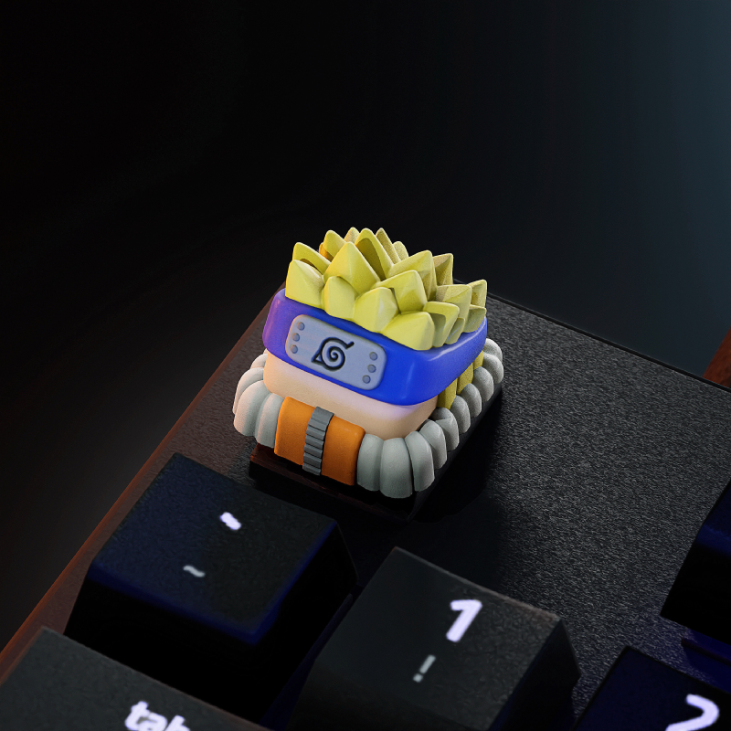 Keycaps: Naruto Shippuden Vol. 1 de Resina 18x18mm