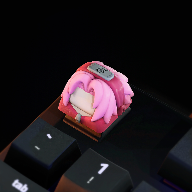 Keycaps: Naruto Shippuden Vol. 1 de Resina 18x18mm