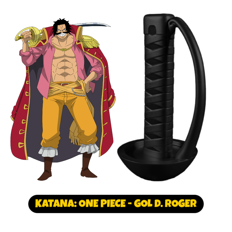 Ultoys: Collapsing Katana 3D One Piece - Gol D. Roger (monócromo)