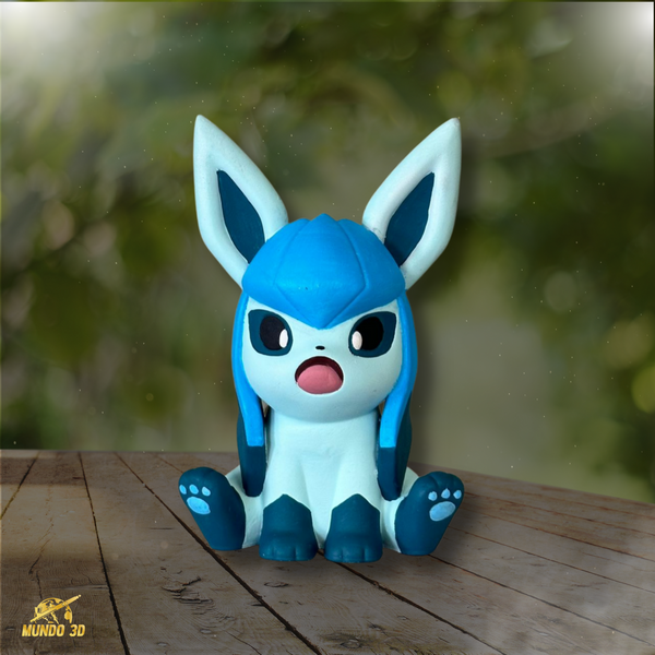 Mundo 3D Collection: Animation - Pokemon Figura Glaceon de Resina