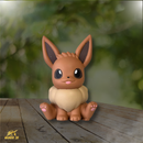 Mundo 3D Collection: Animation - Pokemon Figura Eevee de Resina
