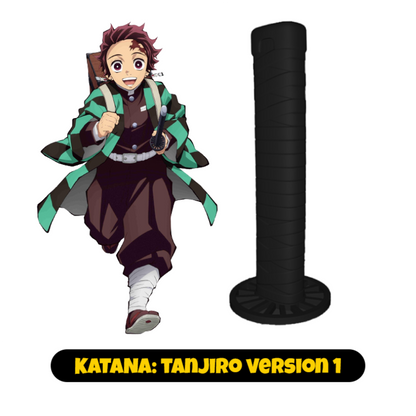 Ultoys: Collapsing Katana 3D Demon Slayer - Tanjiro Kamado Version 1 (monocromo)