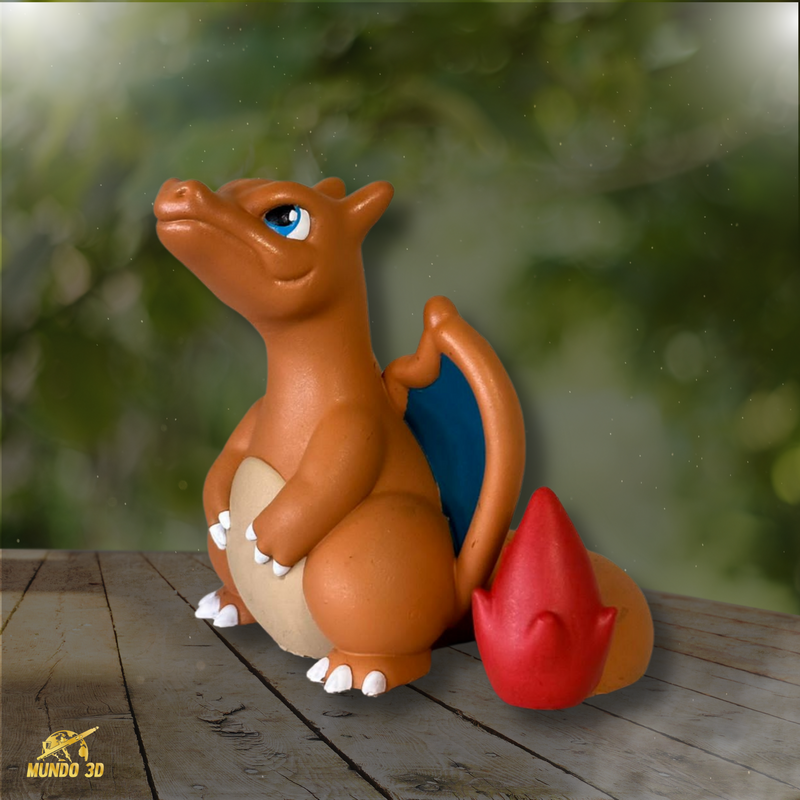 Mundo 3D Collection: Animation - Pokemon Figura Charizard de Resina