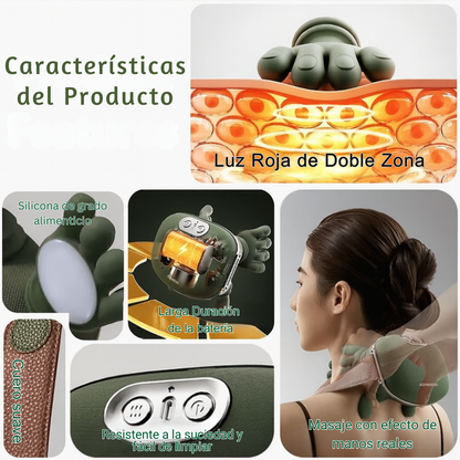 iMassager™ - Masajeador de Cuello, Hombros y Espalda con Calor