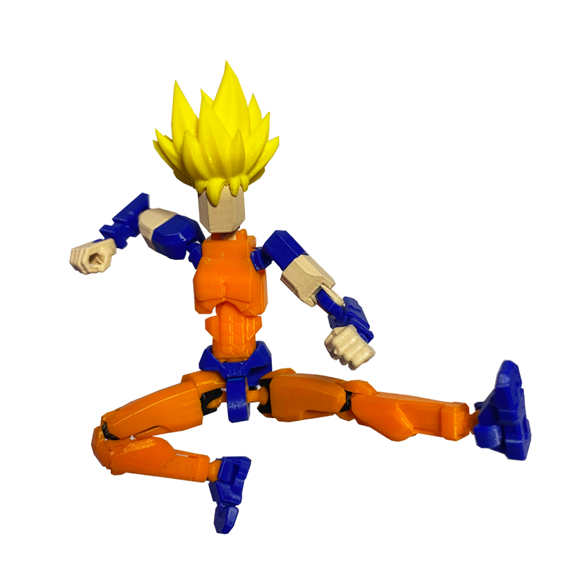 Ultoys: Figura de acción articulada - Dummy 13 Goku SSJ2/SSJ3 Version