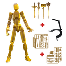 Ultoys: Golden Warrior Guerrero Dorado Dummy 13 - Figura de Acción Articulada