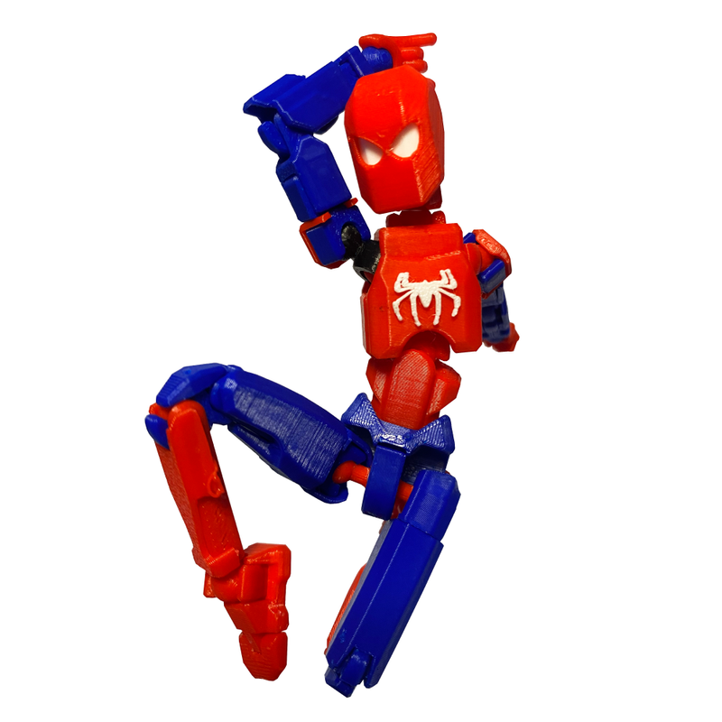 Figura de acción articulada - Dummy 13 - Spiderman Version + Base Display