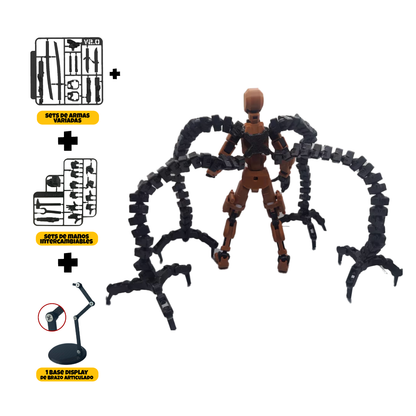 Ultoys: Figura de acción articulada - Dummy 13 Evil Version