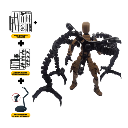 Ultoys: Figura de acción articulada - Dummy 13 Evil Version