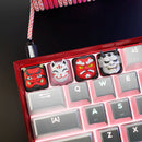 Keycaps: Japanese Masks de Resina 18x18mm