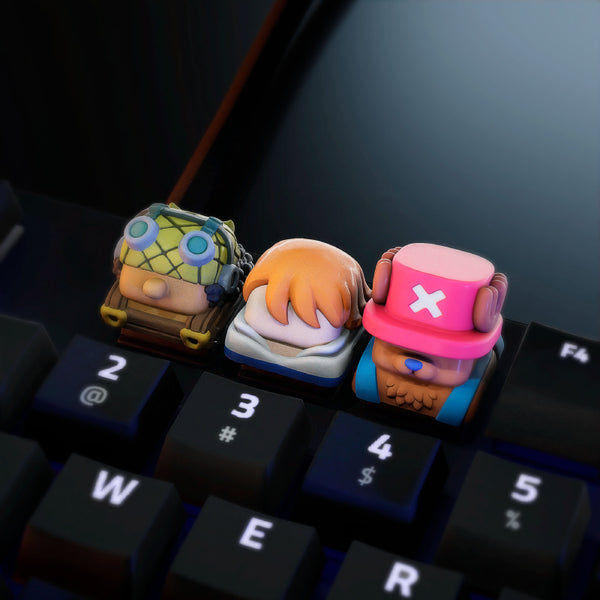 Keycaps: One Piece Vol. 2 de Resina 18x18mm