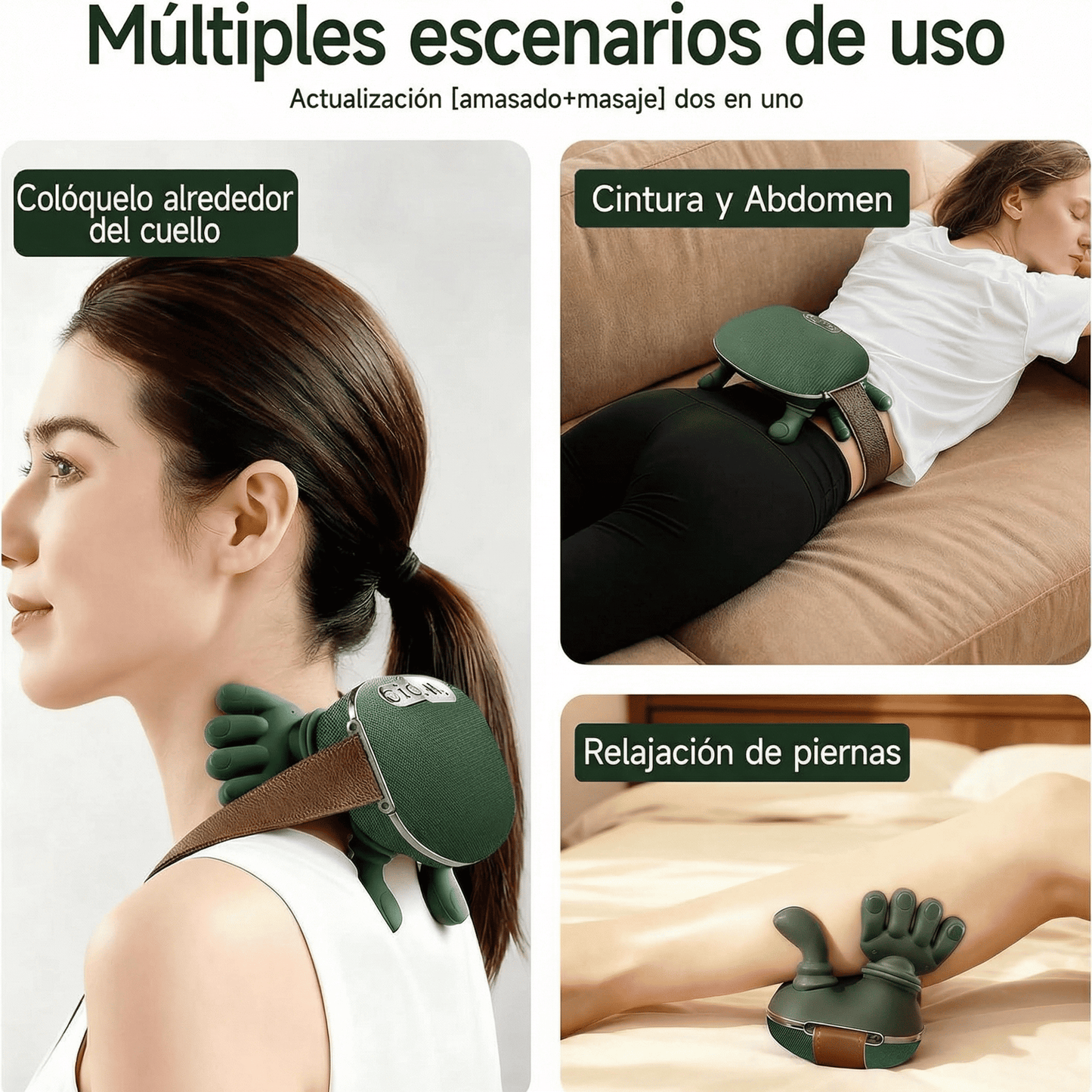 iMassager™ - Masajeador de Cuello, Hombros y Espalda con Calor