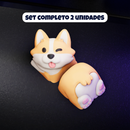 Keycaps: Puppy Corgi de Resina 18x18mm
