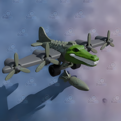 Pack Brainrot Series™ - Bombardilo Crocodilo
