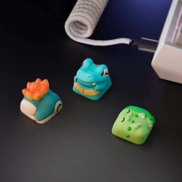 Keycaps: Sleeping Pokemon de Resina Vol.1 18x18mm