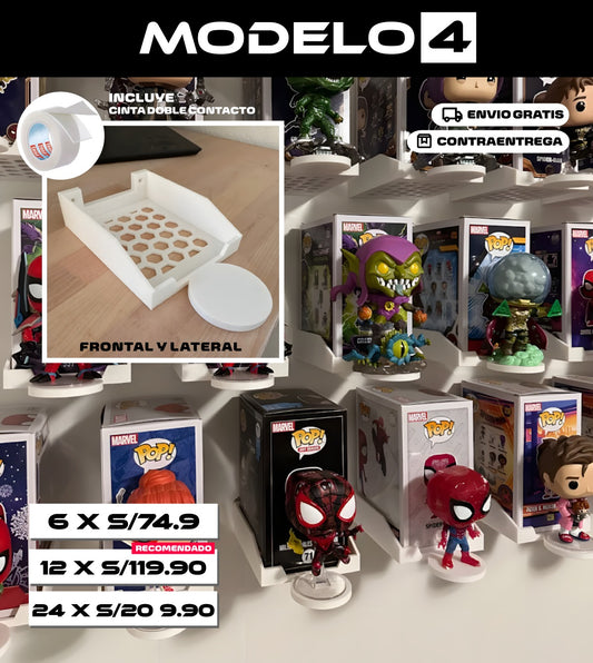Stand Display para Exhibir Funko Pop – Modelo 4
