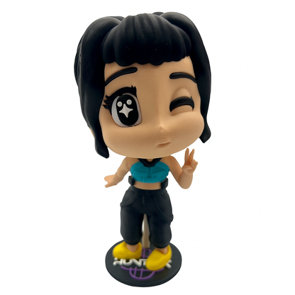 Ultoys: Pack 3 Figuras 3D Guerreras K-pop (Kpop Demon Hunters) - Rumi, Mira y Zoey 15CM