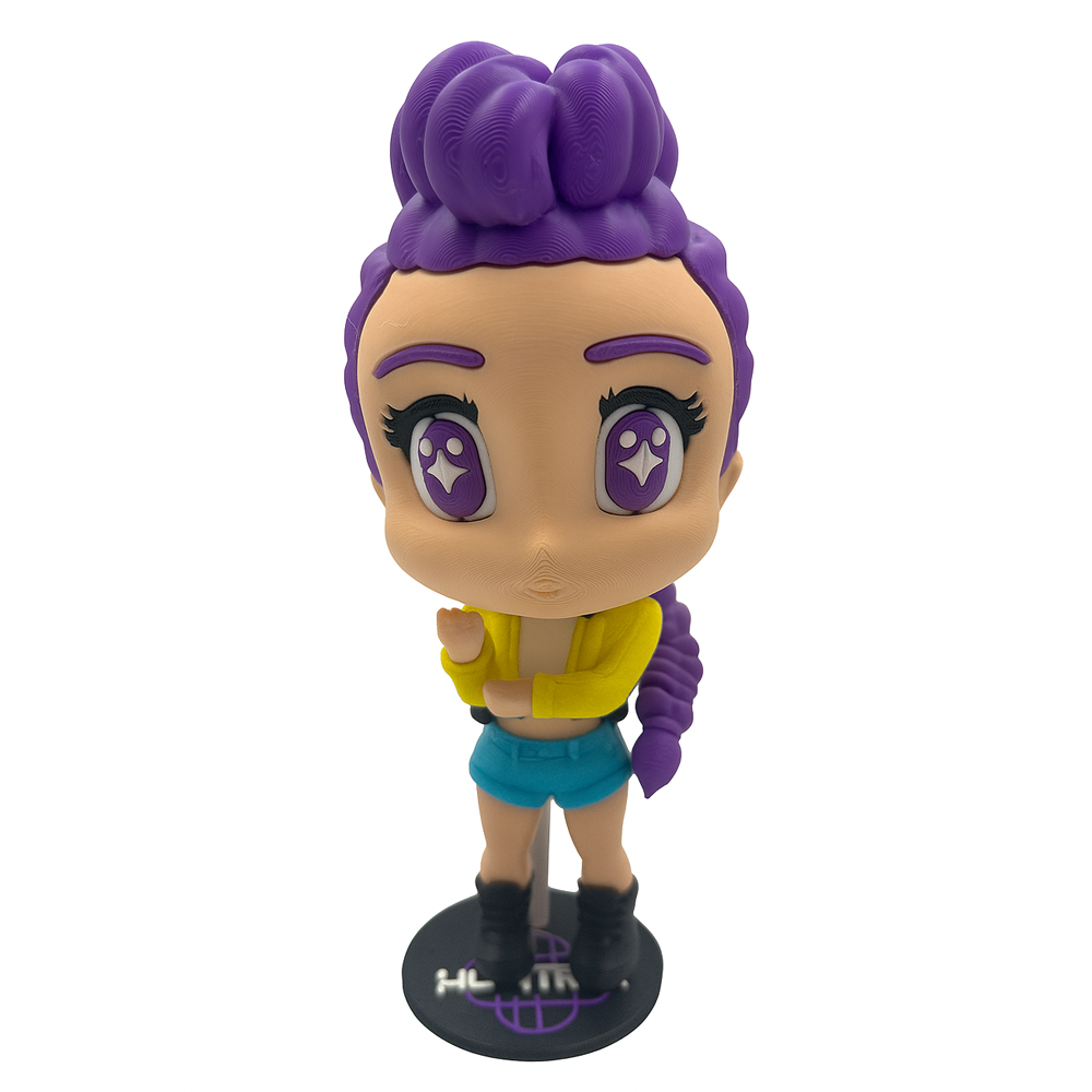 Ultoys: Pack 3 Figuras 3D Guerreras K-pop (Kpop Demon Hunters) - Rumi, Mira y Zoey 15CM