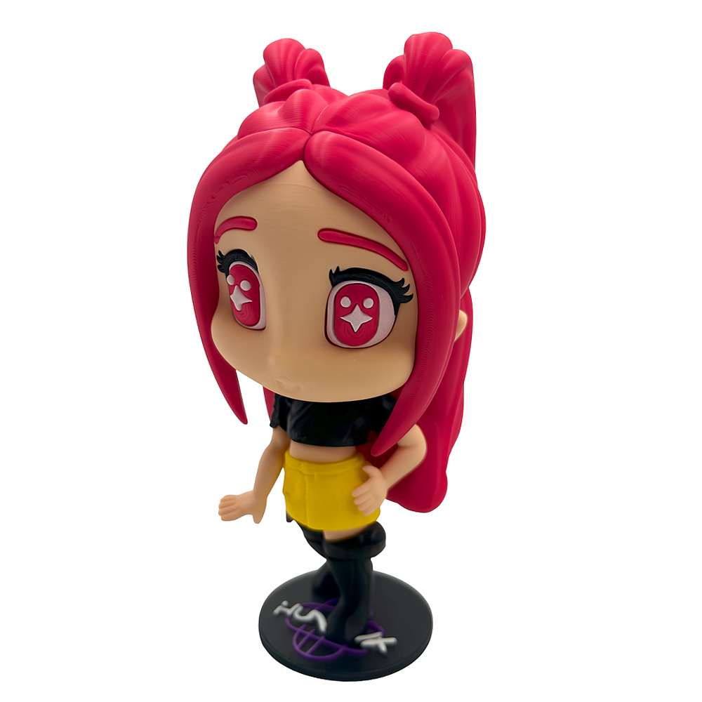 Ultoys: Pack 3 Figuras 3D Guerreras K-pop (Kpop Demon Hunters) - Rumi, Mira y Zoey 15CM