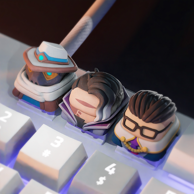 Keycaps: Valorant IV de Resina 18x18mm