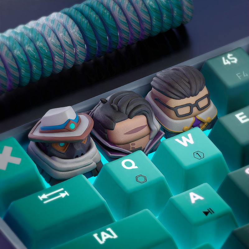 Keycaps: Valorant IV de Resina 18x18mm