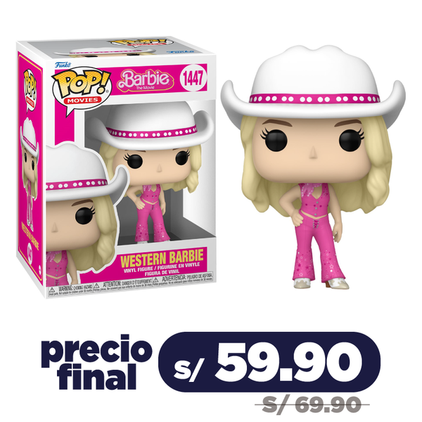Funko Pop! Movies: Barbie The Movie - Western Barbie #1447