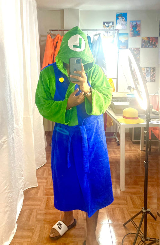 Bata Animada Luigi de Felpa Microfibra