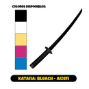 Ultoys: Collapsing Katana 3D Bleach - Aizen (monócromo)