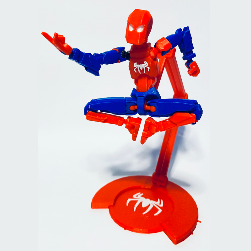 Figura de acción articulada - Dummy 13 - Spiderman Version + Base Display