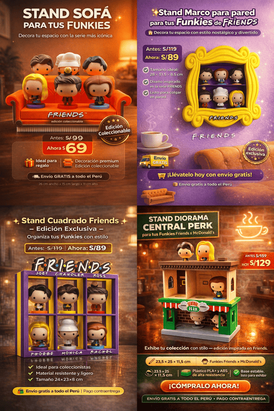 Ultoys: Stand para Funkies Friends x McDonalds