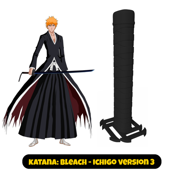 Ultoys: Collapsing Katana 3D Bleach Ichigo Version 3 (monocromo)