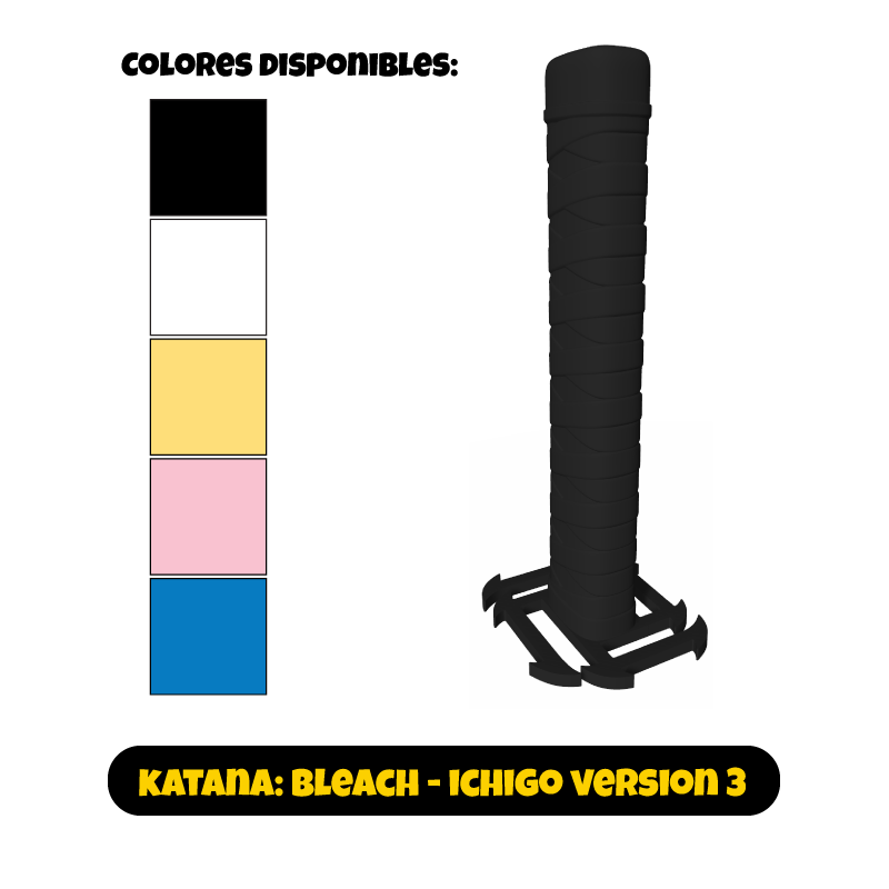 Ultoys: Collapsing Katana 3D Bleach Ichigo Version 3 (monocromo)