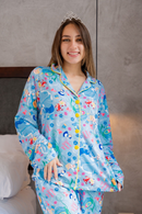 Pijama Camisa Manga Larga + Pantalón Princesa Cenicienta Modal Soft Premium