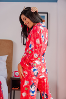 Pijama Camisa Manga Larga + Pantalón Princesa Blanca Nieves Modal Soft Premium