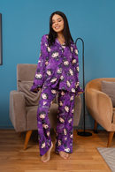 Pijama Camisa Manga Larga + Pantalón Merlina Modal Soft Premium