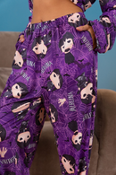 Pijama Camisa Manga Larga + Pantalón Merlina Modal Soft Premium