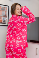 Pijama Camisa Manga Larga + Pantalón Barbie Modal Soft Premium