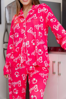 Pijama Camisa Manga Larga + Pantalón Barbie Modal Soft Premium